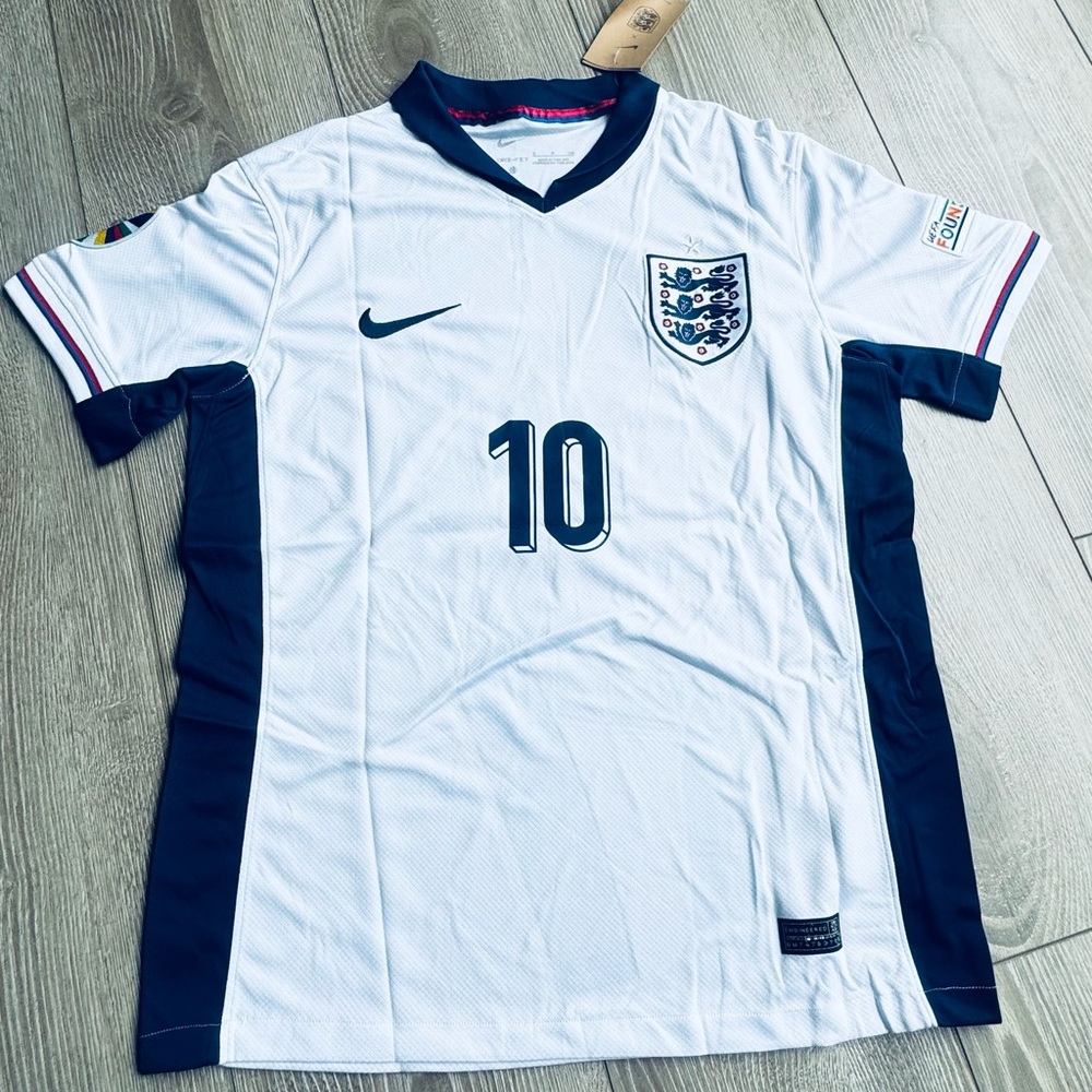 Soccer Jersey #10 Bellingham White Home Shirt Size S National Team New With Tags